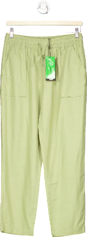 Threadbare Sage Green Rosewood Linen Trouser UK 12 Trousers Brand Named