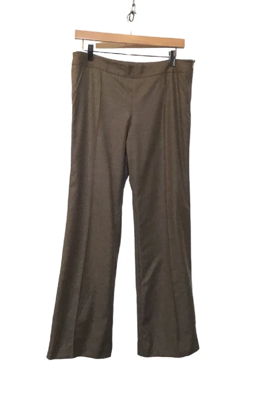 Brown Woollen Trousers (Size XL) Trousers Fleece Cozy