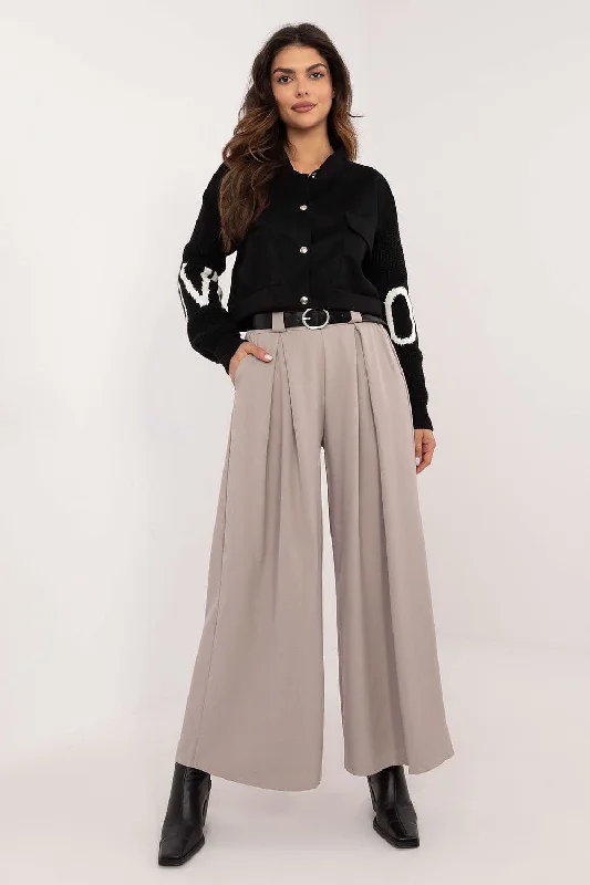Women trousers Italy Moda Trousers Denim Blue