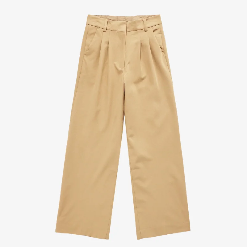 womens melody ehsani chloe trouser (khaki) Trousers Canvas Durable