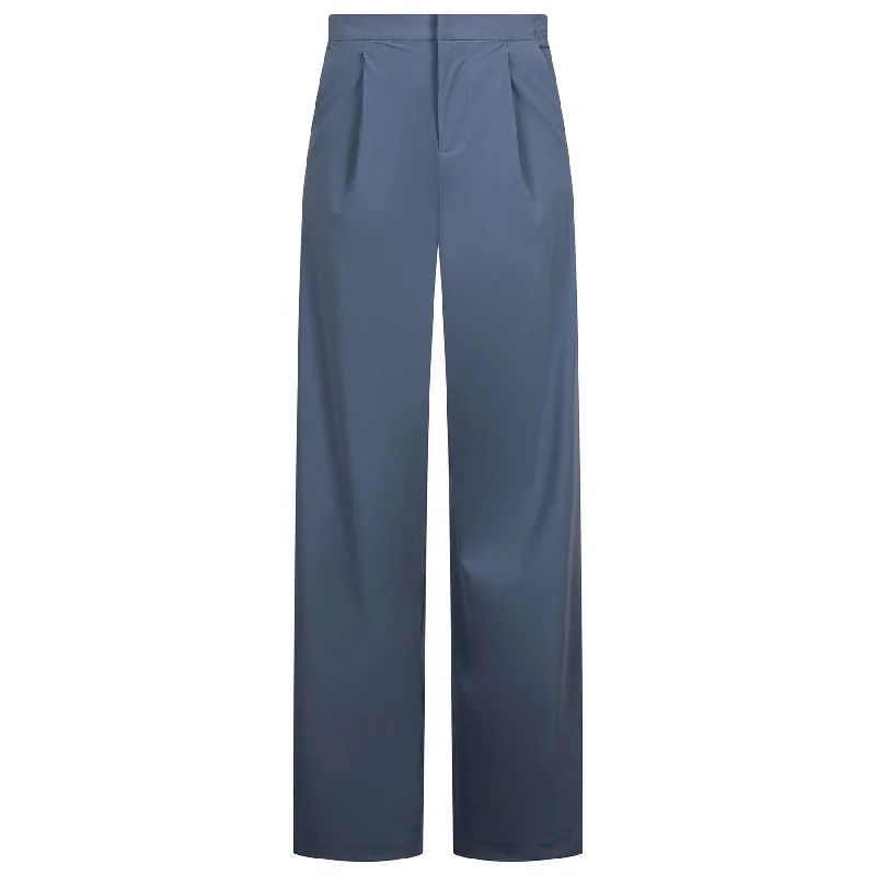 Womens Phoenix Wide Leg Trousers Vintage Indigo - AW24 Trousers sophisticated sleek