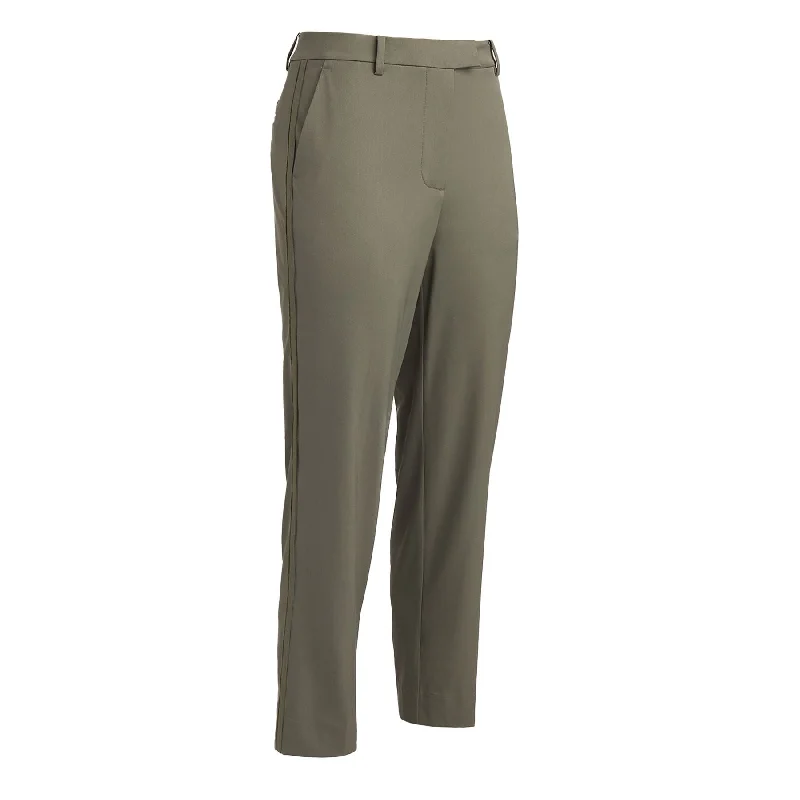 Womens Stretch Tech Twill Mid Rise Straight Leg Trousers Isle - SS24 Trousers Trousers Formal