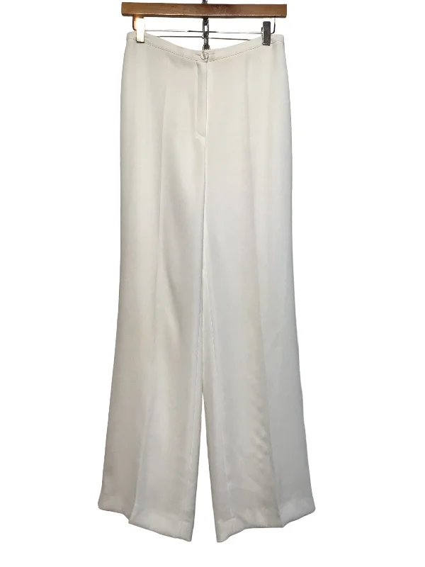Womens White Trousers (28X29) Trousers Denim Distressed
