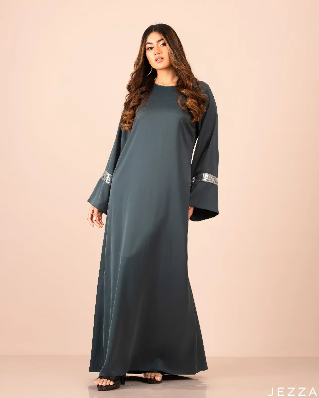 A Line Dress With Elegant Decorative Sleeve 58841