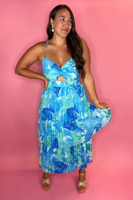 Oceanside Paradise Tiered Dress