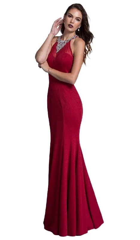 Aspeed Design - L1976 Halter Embellished Prom Dress