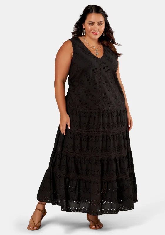 Beach Bliss Embroidered Dress