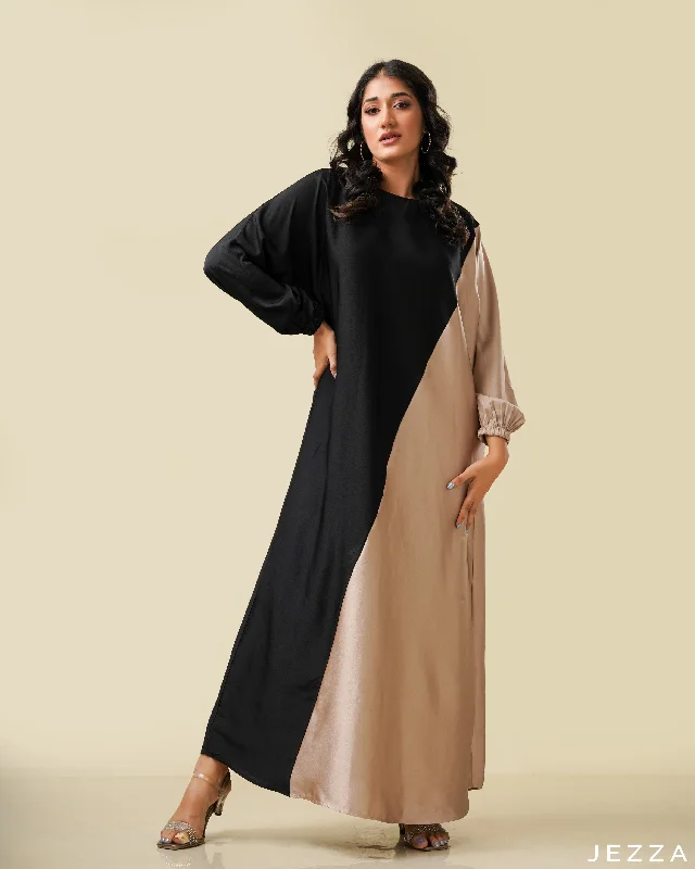 Color Block A-Line Dress 58422