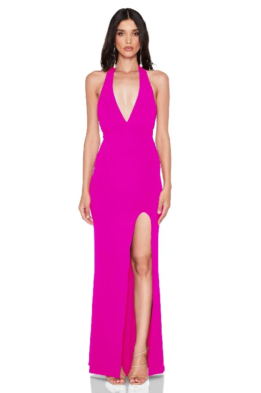 ILLEGAL SIDE SPLIT GOWN
