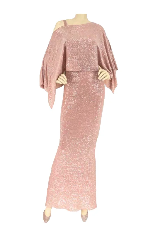 Latte Liquid Sequin Dress LSD3 LSFloat2