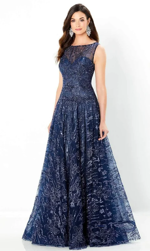 Montage by Mon Cheri - 220935 Embroidered Lace A-Line Dress