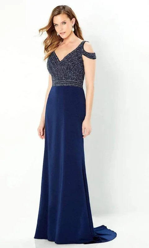 Montage by Mon Cheri - 220951 Embellished V-Neck Gown