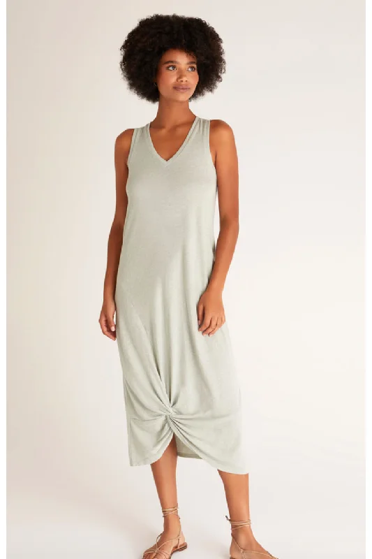 REVERIE KNOT TRIBLEND DRESS