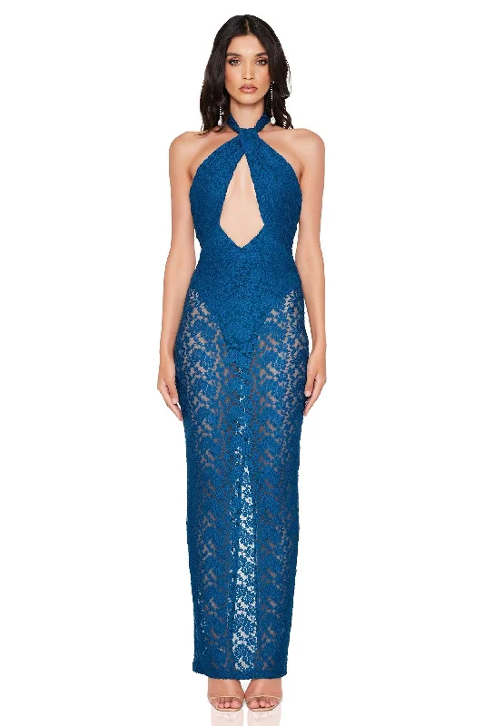 Roxana Halter Gown