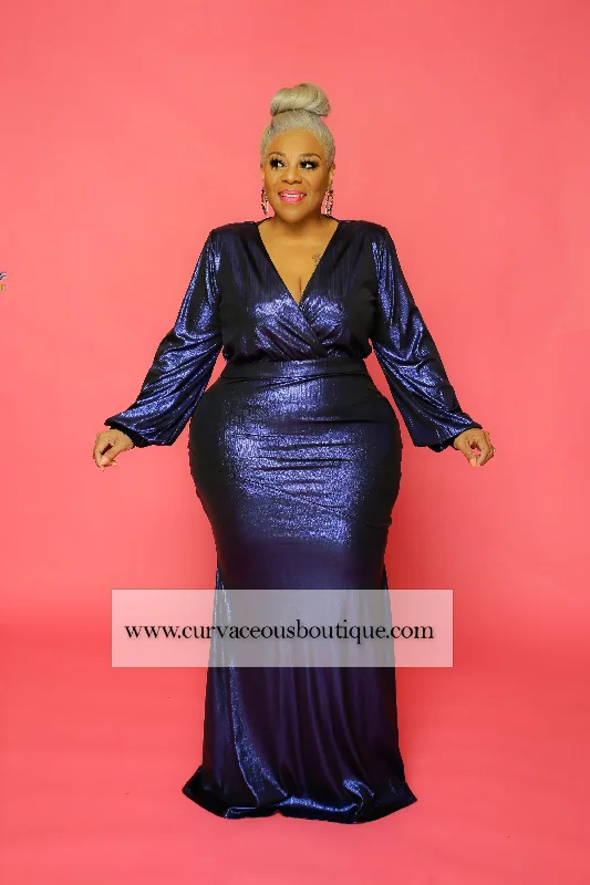 Royal Blue Regal Collection Gown
