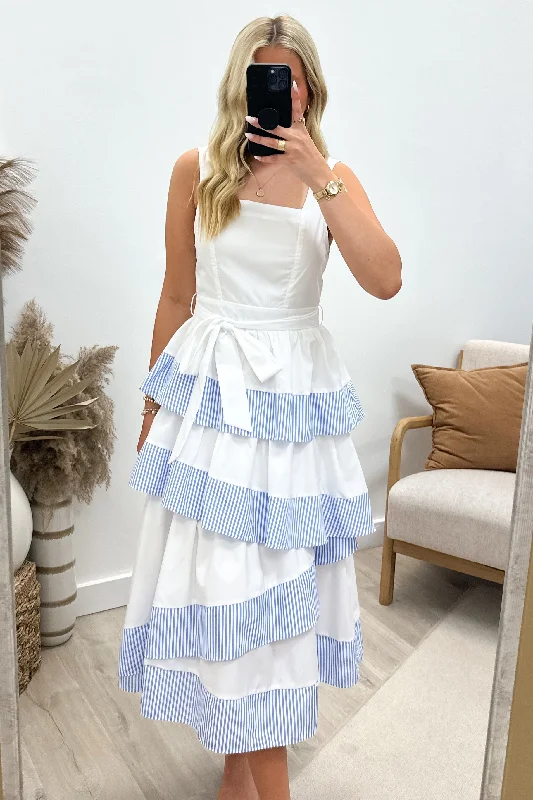 "Sail Away With Me" Dress (Off White)
