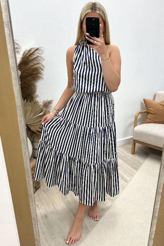 "Sailing Home" Dress (Navy)