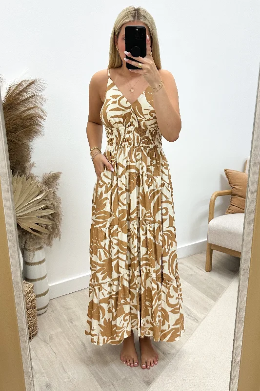 "Sandy Daydreams" Dress (Tan)